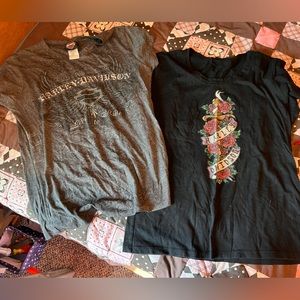 2 Harley Davidson Shirts